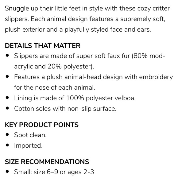 Pottery Barn Kids Panda Slippers - Picture 5 of 6